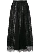 Ermanno Scervino Lace Maxi Skirt - Black