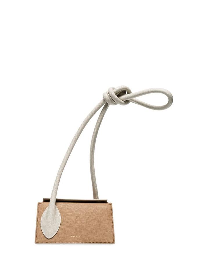 Yuzefi Tortilla Shoulder Bag - Neutrals