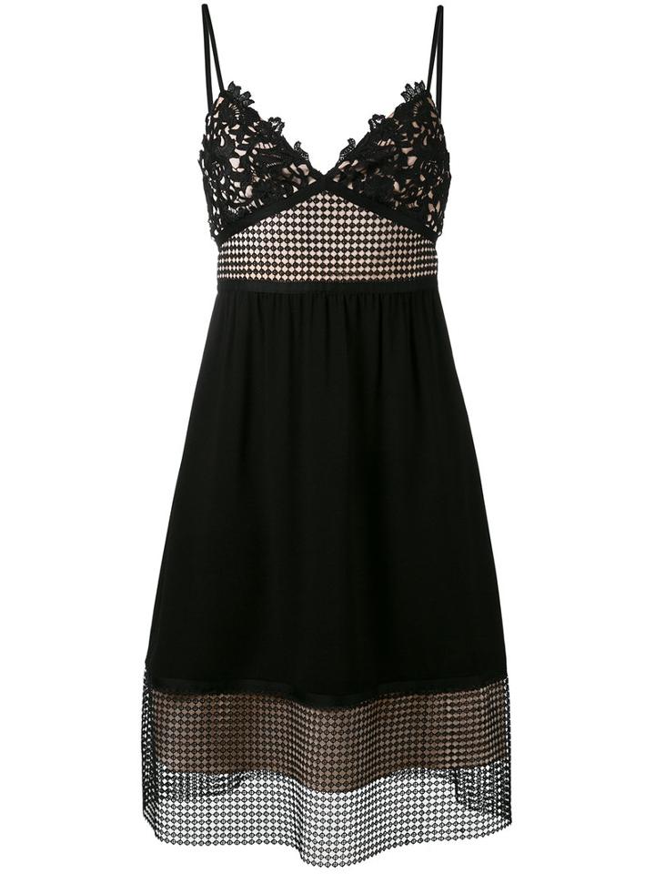 Theory - Embroidered Dress - Women - Triacetate/polyester/cotton/silk - 6, Black, Triacetate/polyester/cotton/silk