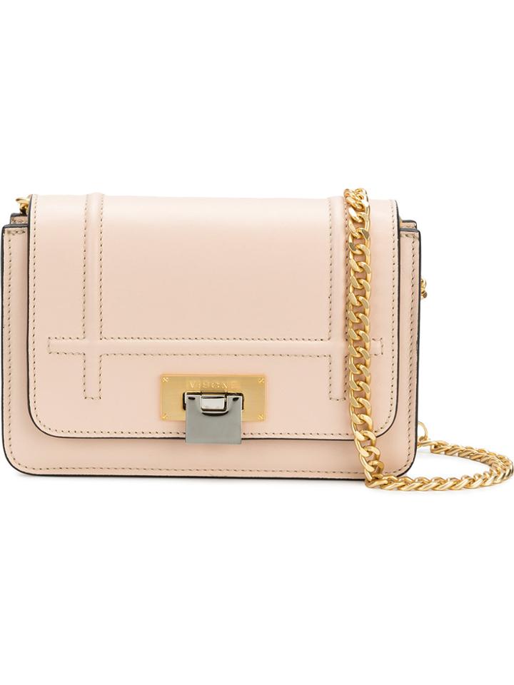 Visone Lizzy Small Shoulder Bag - Nude & Neutrals