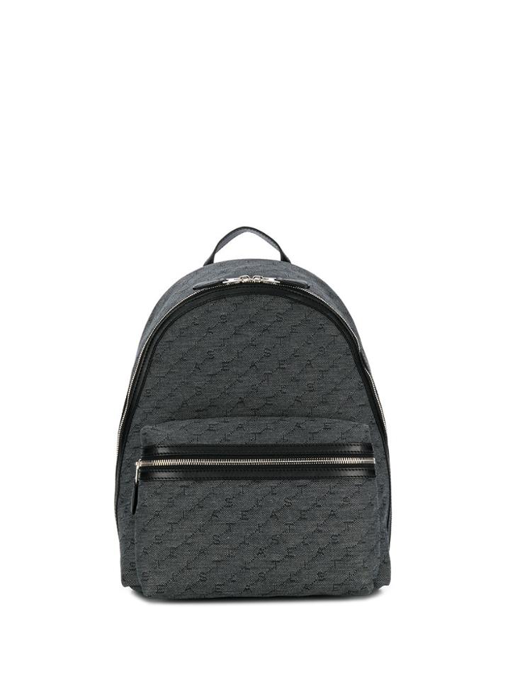 Stella Mccartney Falabella Go Monogram Backpack - Black