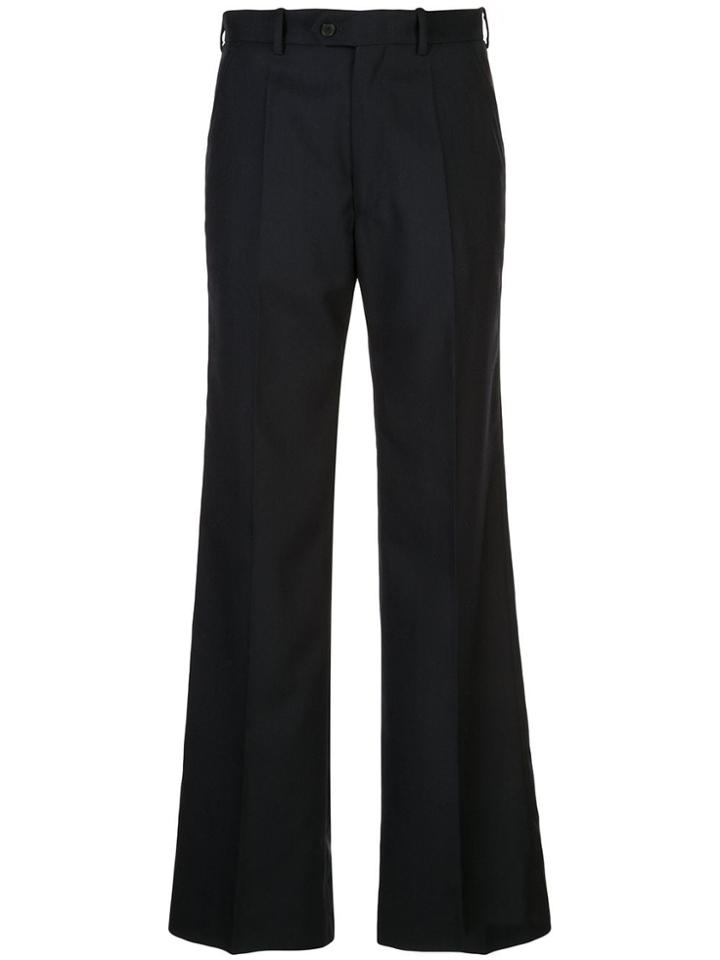 Maison Margiela High-waisted Flared Trousers - Blue