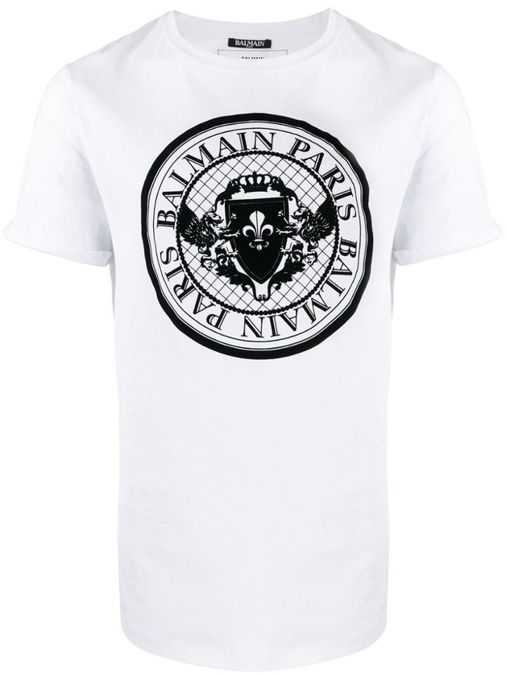 Balmain Logo To The Chest - White