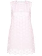 Paskal Laser Cut Dress - Pink & Purple