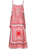 Derek Lam Cami Dress With Knot Detail - Red