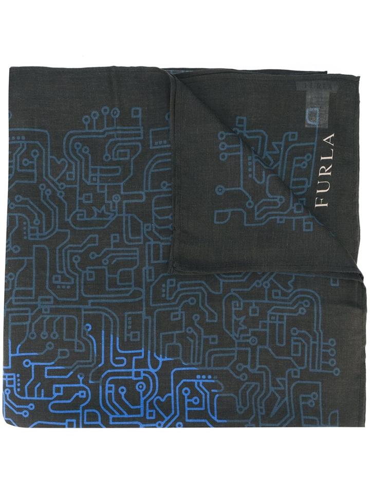 Furla Graphic Print Scarf