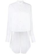 Faith Connexion - Ribbed Detail Shirt - Women - Cotton - M, White, Cotton