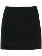 Andrea Bogosian Pleated Details Skirt - Black