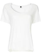 Bassike Fitted V-neck T-shirt - White