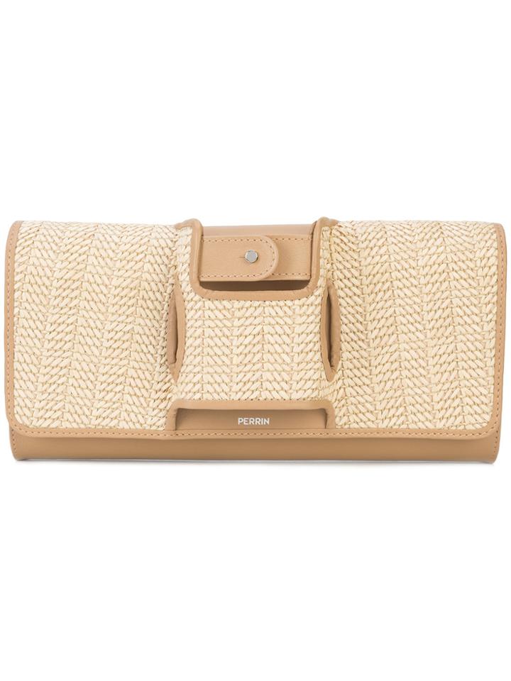 Perrin Paris La Capitale Clutch - Nude & Neutrals