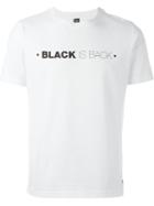 Eleventy Black Is Back T-shirt, Men's, Size: M, White, Cotton