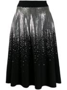 Givenchy Sequined Midi Skirt - Black