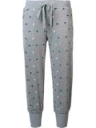 Thomas Wylde 'burning Rubber' Track Pants, Women's, Size: Large, Grey, Cotton/polyester