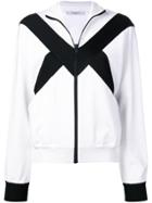 Givenchy Contrast Panels Zipped Sweatshirt - White