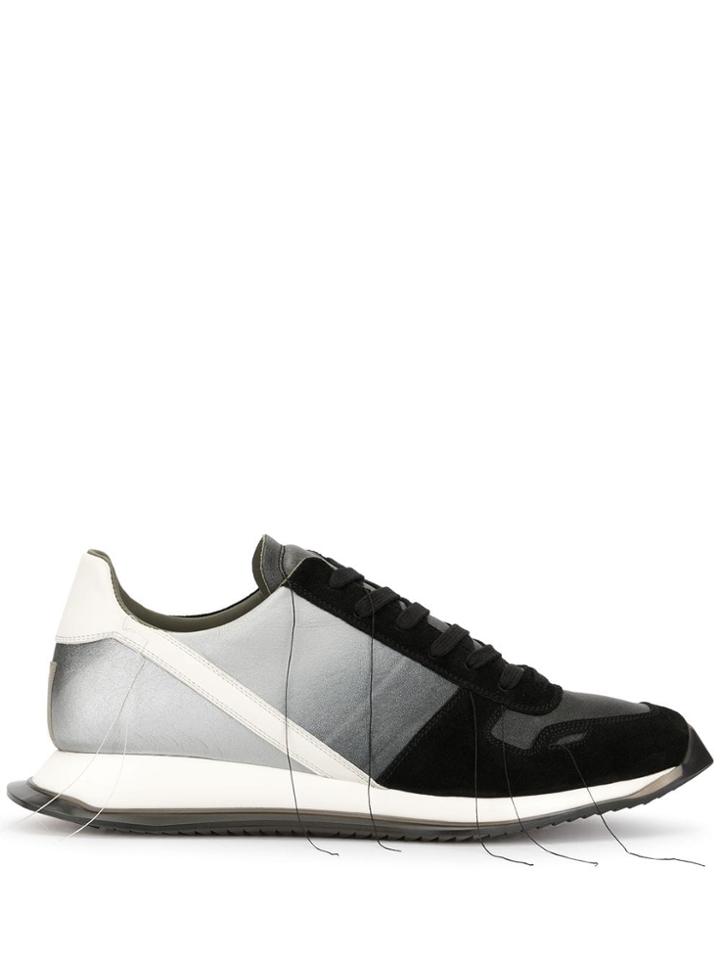 Rick Owens Loose Thread Low Top Sneakers - Black