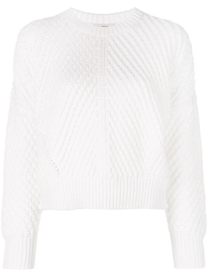 Vince Chunky Knit Jumper - White