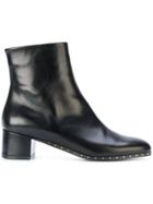 L'autre Chose Studded Sole Ankle Boots - Black