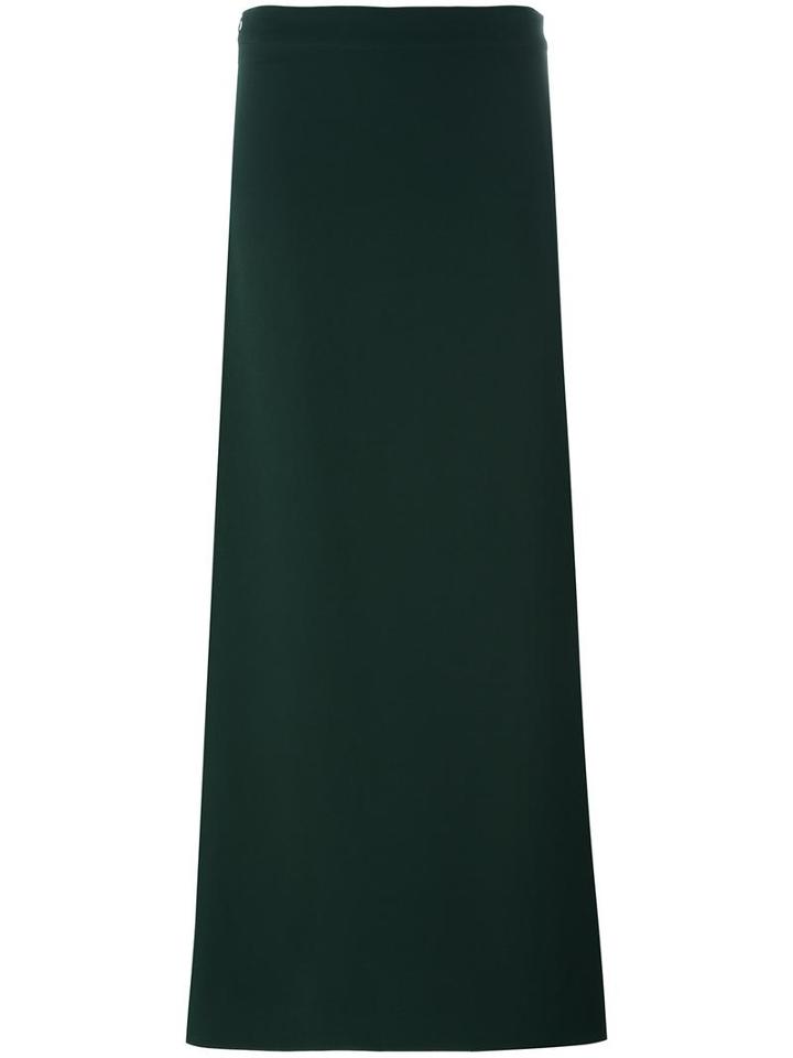P.a.r.o.s.h. Flared Long Skirt, Women's, Size: Xs, Green, Polyester/spandex/elastane