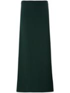 P.a.r.o.s.h. Flared Long Skirt, Women's, Size: Xs, Green, Polyester/spandex/elastane
