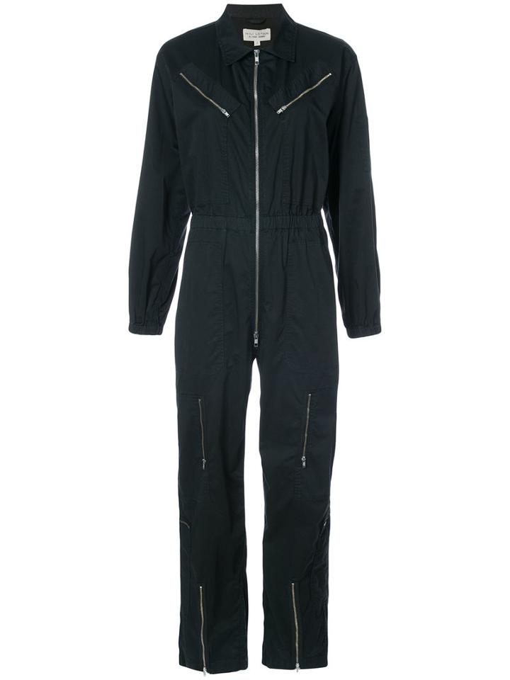 Nili Lotan - Denim Jumpsuit - Women - Cotton/spandex/elastane - 2, Blue, Cotton/spandex/elastane