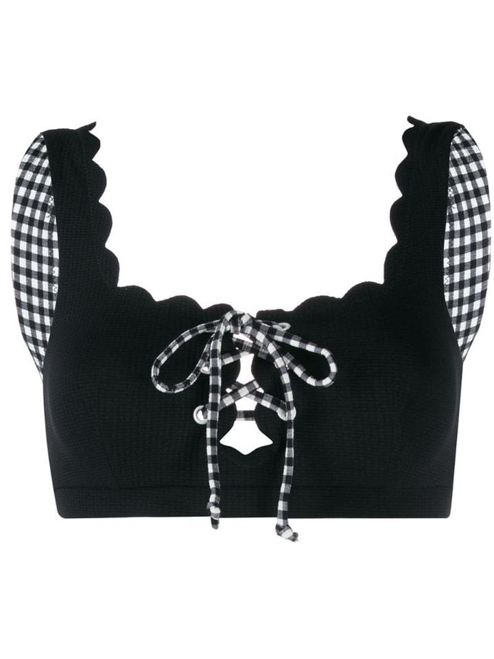 Marysia Knit Bikini Top - Black