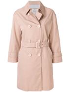 Herno Cropped Sleeve Trench Coat - Nude & Neutrals