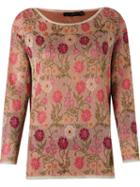 Cecilia Prado Floral Pattern Knitted Blouse