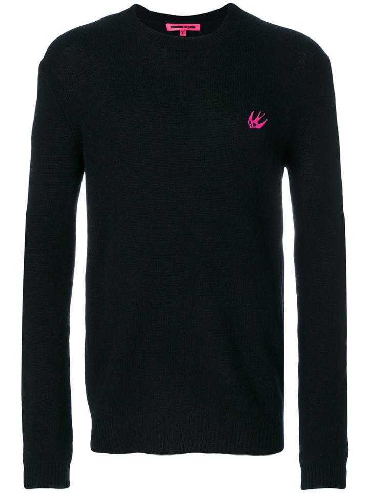 Mcq Alexander Mcqueen Swallow Pullover - Black