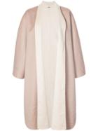Adam Lippes Double-face Cashmere Reversible Cape - Nude & Neutrals