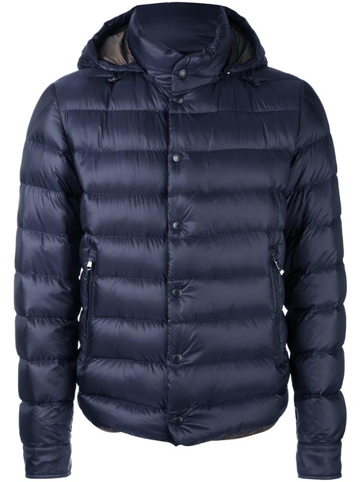 Moncler 'arles' Padded Jacket - Blue