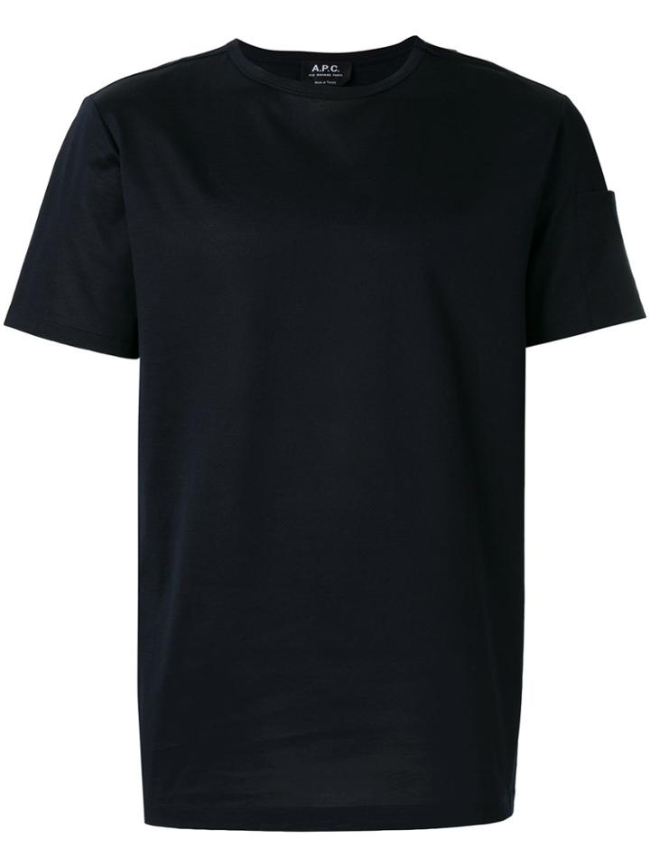 A.p.c. Sleeve Pocket T-shirt - Blue
