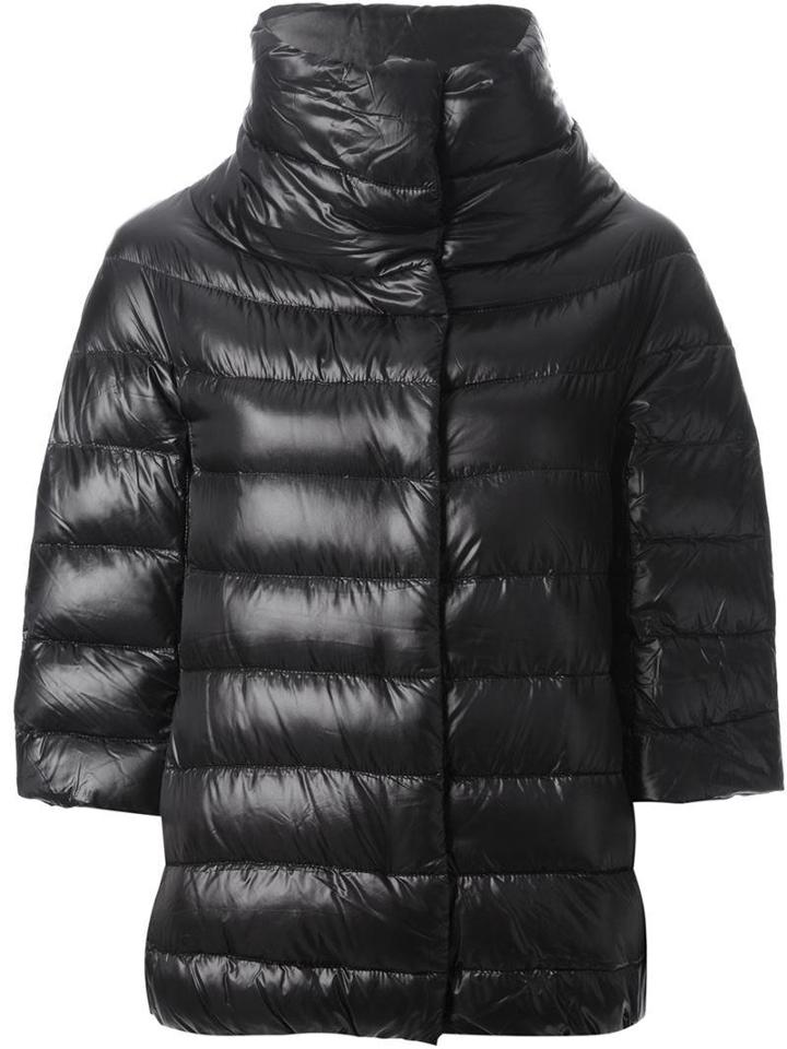 Herno Cropped Sleeve Padded Jacket