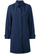 Aspesi - Gabardina Coat - Women - Polyester/polyimide - M, Blue, Polyester/polyimide
