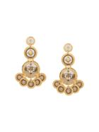 Gas Bijoux Sequin Double Earrings - Gold