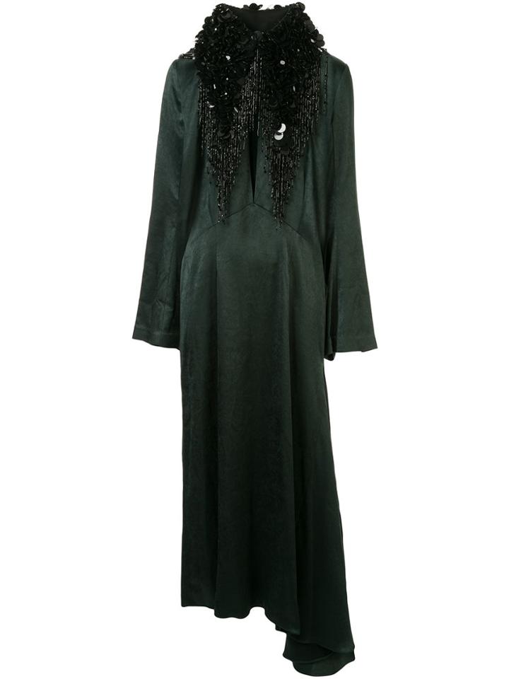 16arlington Rachel Embellished-collar Dress - Green