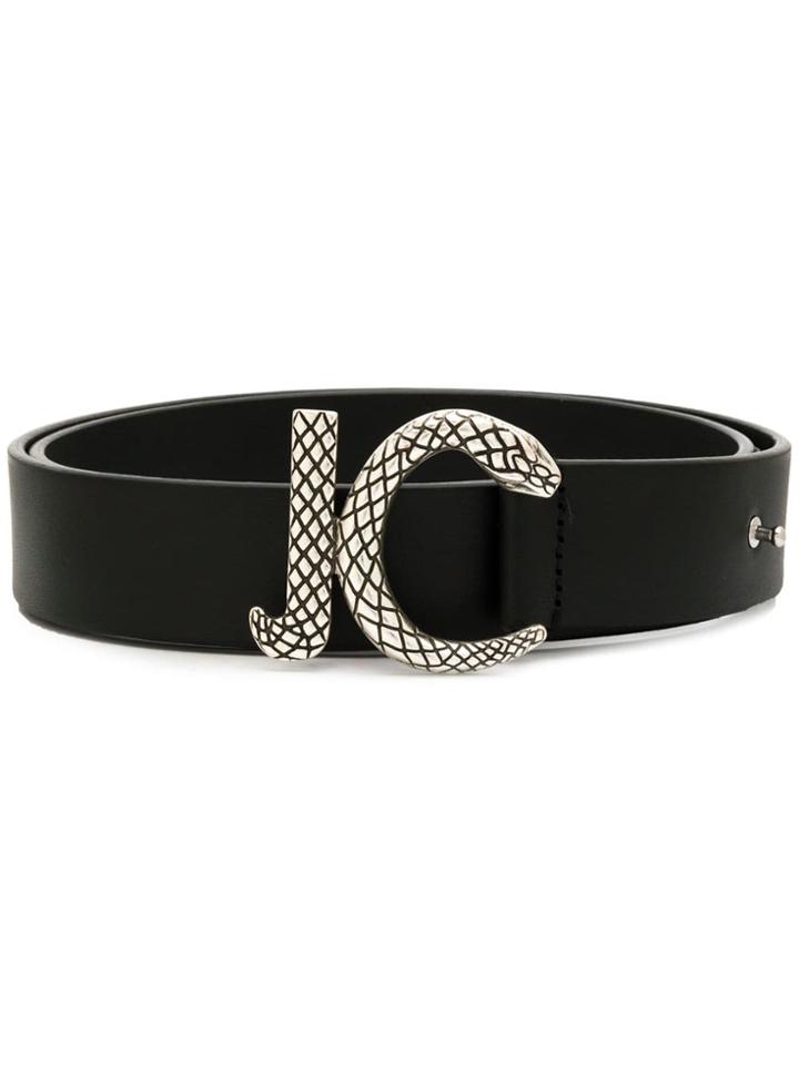Just Cavalli Jc Buckle Belt - Black