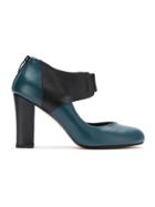 Sarah Chofakian Leather Pump - Blue