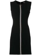 Versace Vintage Zip Detail Dress - Black