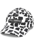 Dolce & Gabbana Paint Stroke Baseball Cap - White