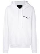 Local Authority Embroidered Detail Hoodie - White
