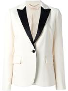 Tory Burch Iliana Blazer, Women's, Size: 4, Nude/neutrals, Polyester/triacetate