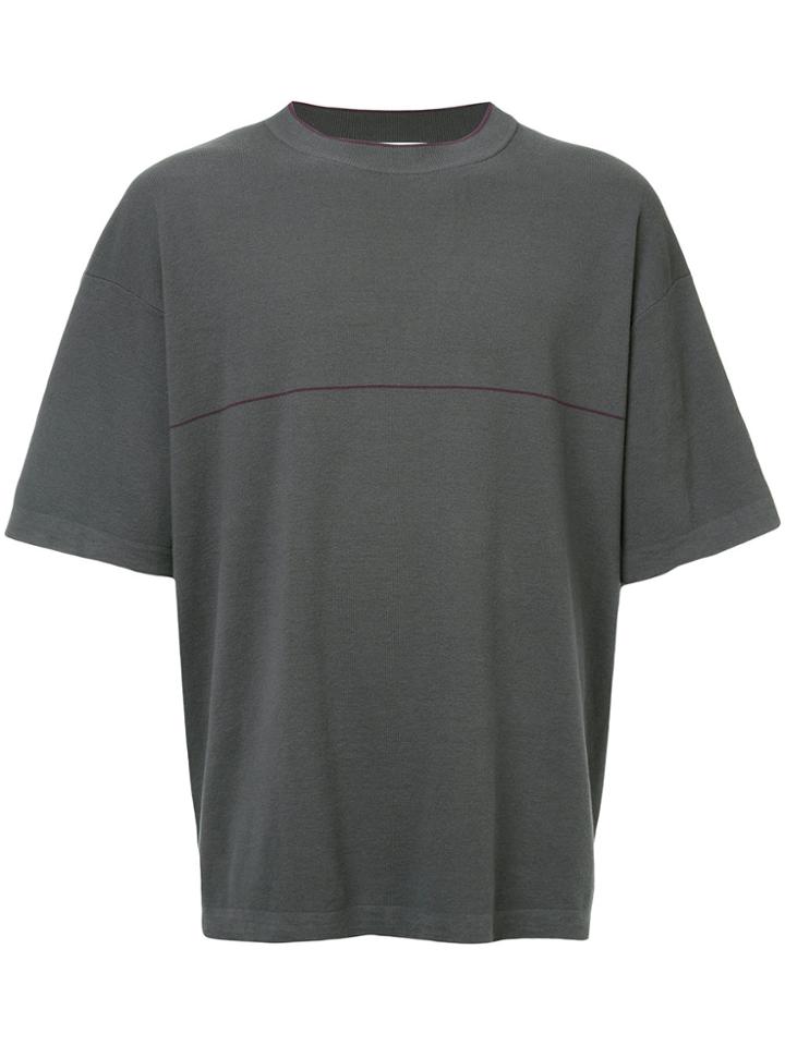 Monkey Time Short Sleeve Sweater - Grey