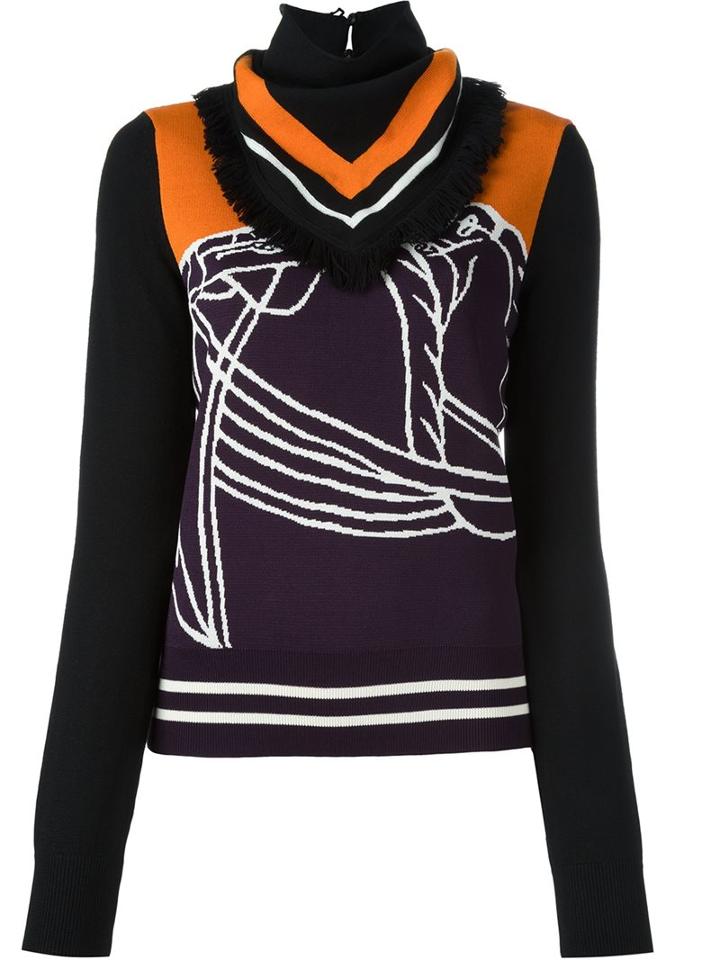 Tory Burch 'trocadero' Jumper, Women's, Size: Medium, Black, Polyamide/viscose/wool