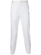 Neil Barrett Elasticated Cuff Tailored Trousers - White