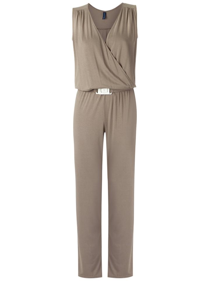 Lygia & Nanny - Panelled Jumpsuit - Women - Polyamide - 44, Brown, Polyamide