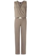 Lygia & Nanny - Panelled Jumpsuit - Women - Polyamide - 44, Brown, Polyamide