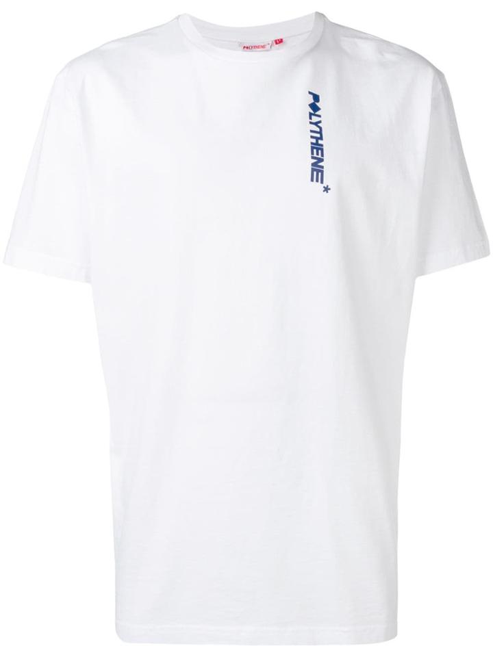 Polythene* Optics Oversized Logo Print T-shirt - White