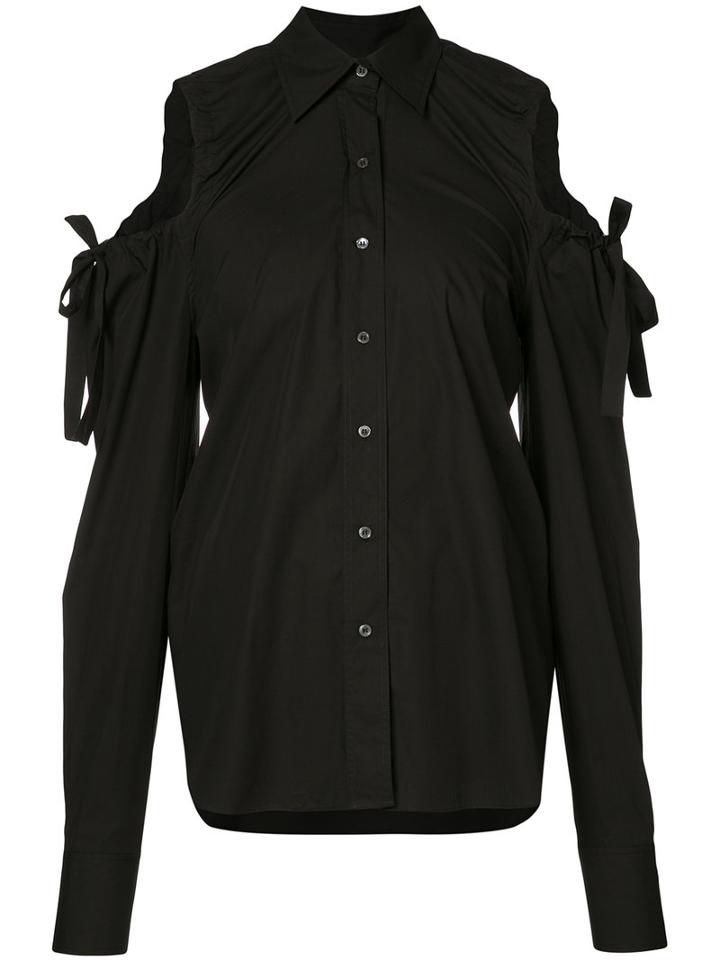 Robert Rodriguez Cut-out Blouse, Women's, Size: 2, Black, Cotton