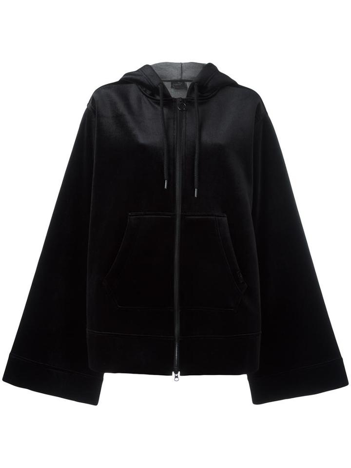 Puma Puma X Rihanna Velvet Zipped Hoodie, Women's, Size: Xs, Black, Polyester/spandex/elastane