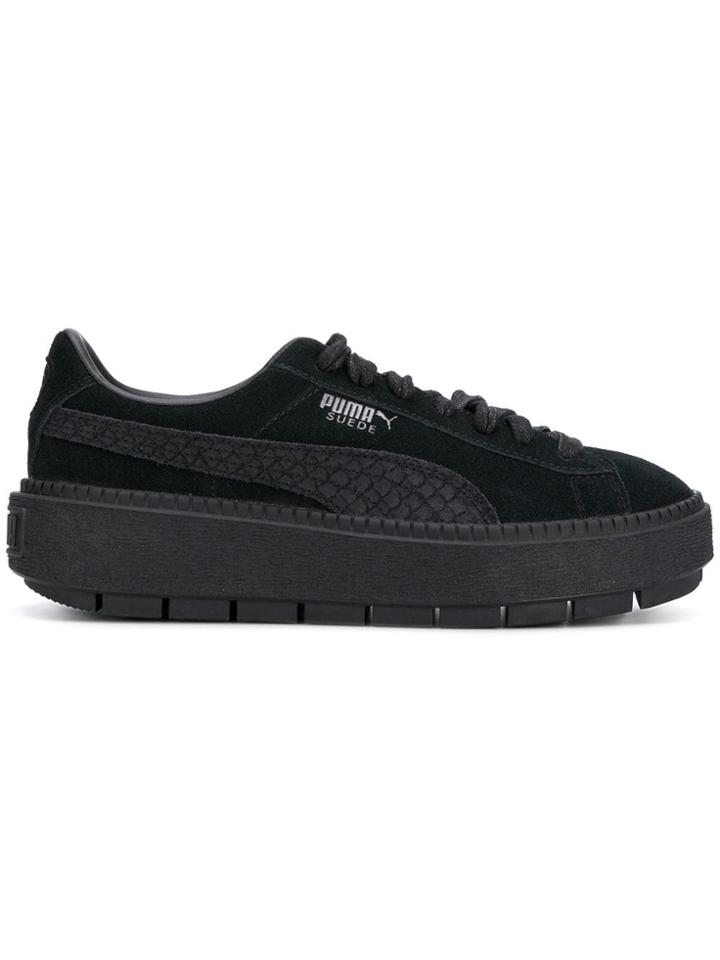 Puma Platform Trace Animal Sneakers - Black